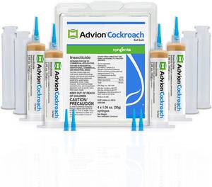 lot 5719 image: Advion 383920 4 Tubes & 4 Plungers Cockroach Pest Control Insect, Brown