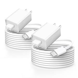 lot 5789 image: 2 Pack 10ft USB-C Camera Charger for Arlo EssentialPro XLUltra 3-Cam
