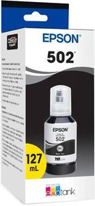 lot 5858 image: EPSON 502 EcoTank Black Ink Bottle, Ultra-High Capacity, for ET Series