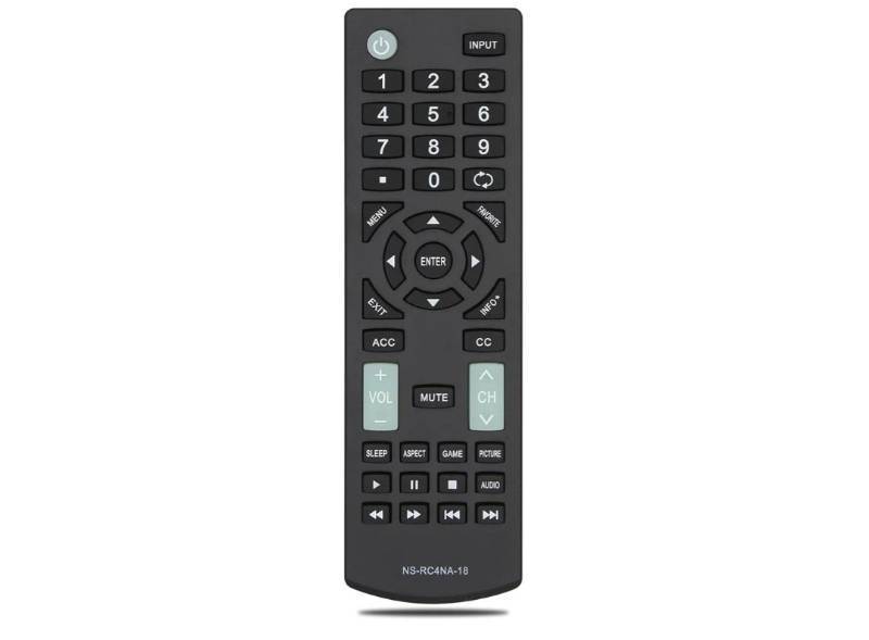 lot 18335 image: Universal TV Remote Control for Insignia LED LCD TVs NB-RCANA-18 - Retail $7