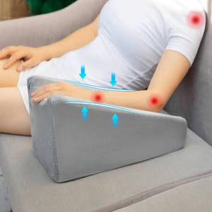 lot 59125 image: Arm Elevation Pillow Wedge Arm Pillow for Adult After Post Surgery Rest to Keep Elevated Pillow Arm Pillow for Broken Arm - Retail $24