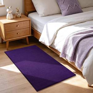 lot 59132 image: 2x4 Soft Runner Rug for Hallway, Washable and Non-Slip, Purple - Retail $24