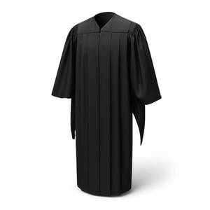lot 59135 image: Unisex Deluxe Masters Graduation Gown (48XL) - Retail $60