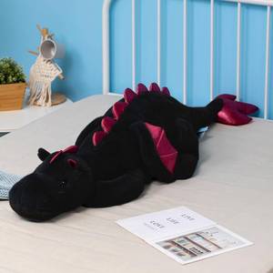 Weighted Dragon Stuffed Animals,Blue,Green,Black,Pink,White. 35.4" Black Dragon Plush 5Lbs - Retail: $40