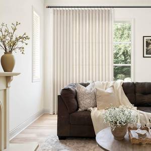 lot 59162 image: Natural Extra Wide Pinch Pleat Linen Curtains 96 Inches Long for Bedroom Dining Room Semi Sheer Linen Boho Farmhouse Neutral Window Curtains 96 Inch Length for Living Room Nursery 100x96 1 Panel - Retail $100