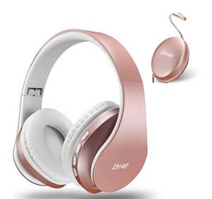 lot 59181 image: Bluetooth Headphones Over-Ear, Foldable Wireless and Wired Stereo Headset Micro SDTF, FM for Cell Phone,PC,Soft Earmuffs &Light Weight for Prolonged Wearing - Retail $29