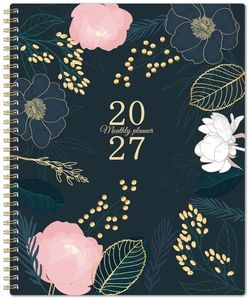 lot 59192 image: 2027 Monthly Planner - Monthly PlannerCalendar 2027, Jan. 2027 - Dec. 202711 x 9 Monthly Planner with Monthly Tabs - Retail $9