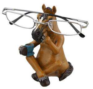 lot 59196 image: Whimsical Sitting Horse Eyeglasses Holder Stand - Fun Glasses Keeper - Retail $15