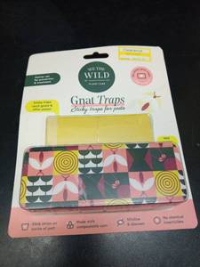 lot 1017 image: WE THE WILD 16-Pack Sticky Insect Traps �� Non-Toxic  Chemical-Free  Pet-Safe �� Yellow Bug Catchers for Houseplants and Indoor Use - Retail $14