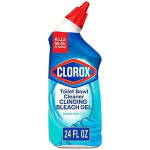 lot 1034 image: Clorox Ocean Mist Toilet Bowl Cleaner Clinging Bleach Gel - 24 fl oz1ct - Retail $5