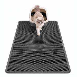 lot 1050 image: Pieviev Cat Litter Mat,Traps Litter & Easy to Clean, 30 x 24 - Retail $109