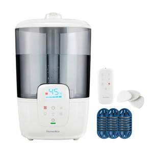 lot 1065 image: Homedics WarmCool Mist Ultrasonic Humidifier WUV-C Technology & Remote - Retail $230