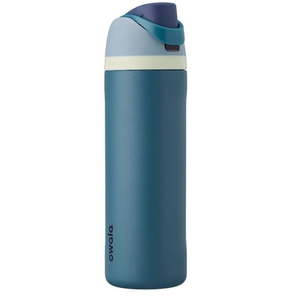 lot 136 image: Owala FreeSip Insulated Stainless Steel Water Bottle with Straw  BPA-Free Sports Water Bottle  Great for Travel  32 Oz  Denim - Retail $48