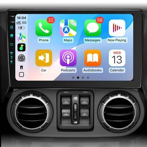 lot 211 image: 10.2 Inch Car Radio Stereo Upgrade Android 13 for Jeep Wrangler JK 2007-2018 with CarPlay Android Auto 1080P Backup CameraBT5.4 ((4Ram 64Rom) 10.2) - Retail $220