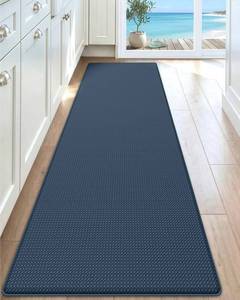 lot 222 image: DEXI Kitchen Floor Mats Cushioned Anti Fatigue, 17x59 Standing Runner Rug - Retail $30