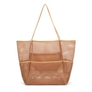 lot 248 image: Tainehs Beach Mesh Tote Bag for Women, Large Travel & Pool Bag, Lightweight Vacation Cruise Tote (Arrives Inside Out �� Flip to Use) - Retail $8