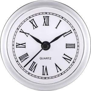 lot 251 image: Hicarer 2.4 Inch Quartz Clock Fit-upInsert with Roman Numeral - Retail $9