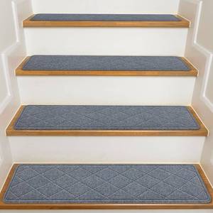 lot 309 image: KOOTETA Stair Treads for Wooden Steps Indoor, 15 Pack 8 X 30 Non Slip - Retail $55