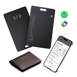 lot 351 image: Lmrbelec Wallet Tracker Card for Apple & Android - 2 Pack - Retail $33