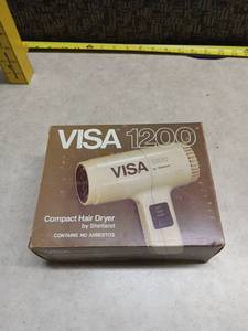 lot 1236 image: Visa 1200 Compact Hair Dryer by Shetland