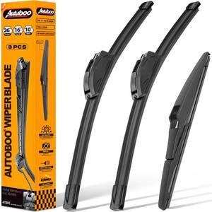 lot 417 image: AUTOBOO Windshield Wiper Blade Replacement for Toyota RAV4 2013-2018 - Retail $26