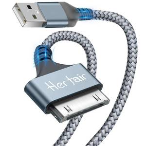 lot 419 image: 30 Pin Charger Cable for Old iPhoneiPodiPad Support Fast Charging & Data - Retail $5