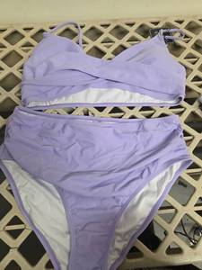 lot 427 image: Large Two Piece Swim Suit  - Retail $0