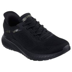 lot 443 image: Skechers Hands Free Slip-ins� BOBS Sport Squad Chaos Current Muse Womens Sneakers, Size 8.5 Wide, Black - Retail $80