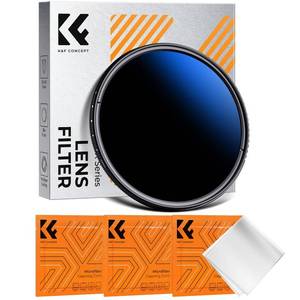 lot 491 image: K&F CONCEPT 82mm Variable ND2-2000 (1-11 Stops) ND Camera Lens Filter - Retail $40