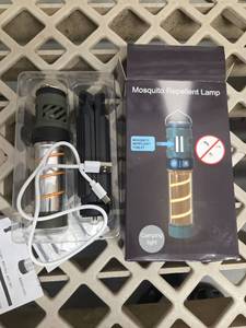 lot 552 image: Mosquito Repellent Lamp Camping Light with USB Charging - Retail $0