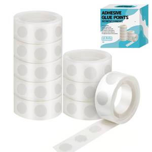 lot 566 image: gegemaoyi 1000Pcs Clear Glue Dots Double Sided Adhesive Points for Balloons Craft Decor - Retail $8