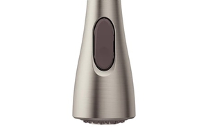 lot 567 image: Moen Classic Stainless Replacement Pulldown Kitchen Faucet Spray Head - Retail $102