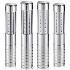 lot 588 image: Civaner 4 Pcs LED Bottle Service Lights Nightclubs, Silver White Light - Retail $49