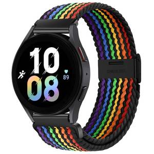 lot 610 image: 20mm Sport Loop Bands Compatible with Samsung Galaxy Watch 7 6 5 4 Band 40mm 44mmWatch 5 Pro 45mmGalaxy Watch 4 6 Classic Band 42mm 46mm 43mm 47mmWatch 3 41mmActive 2 Nylon Braided Strap Women Men - Retail $10