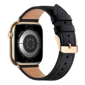 lot 626 image: Bestig Genuine Leather Band Compatible with Apple Watch Bands for Women - Retail $16