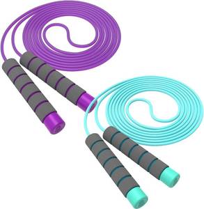 lot 634 image: TIOPSUUO Jump Rope For Kids,Kids Jump Rope,Jump Rope For Kids 8-12,Jump Rope Kids,Jump Rope,Skipping Rope For Kids,Toddler Jump Rope,Jumpropes For Children, sponge(blue-purple) - Retail $10