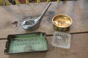 lot 4074 image: Frankoma Ashtray & More