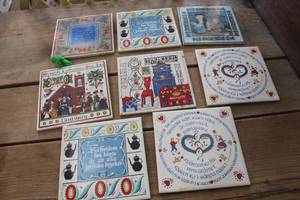 lot 4119 image: Vintage Swedish Trivets need cleaning