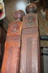 lot 4140 image: Antique Architectural Pieces Largest one is 42 long