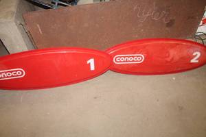 lot 4148 image: Conoco Gas Station Signs 49 Long