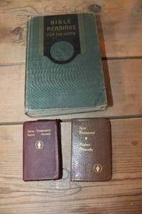 lot 4179 image: Antique Bible Reading Book and More