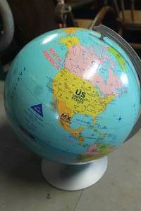 lot 4187 image: Vintage Globe