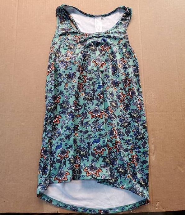 lot 38003 image: Womens Floral Print Sleeveless Tank Top, S - Retail $12