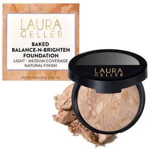 lot 64377 image: LAURA GELLER Baked Balance-n-Brighten Powder Foundation �� Fair - Retail $38