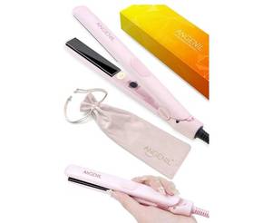 lot 64397 image: Ultra Mini Flat Iron for Bangs, 0.7 Inch Travel Mini Straightener Small Flat Iron - Retail $16