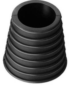 lot 64402 image: Umbrella Cone Fits Umbrella Pole Diameter Umbrellas Base Insert 1.5 Inch 38 Mm, Umbrellas Wedge for Patio Table Hole Opening or Parasol Base Stand 1.94 to 2.7 Inch (1 Piece,Black) - Retail $8