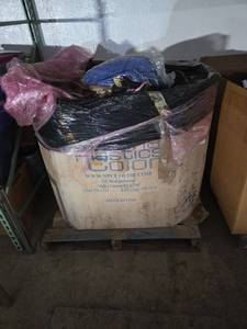 lot 212 image: HUGE Mixed Goods Pallet Lot in NPC Color Bulk Container