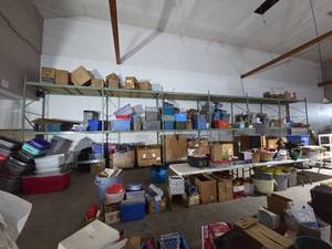 6 Section 12 foot Pallet Rack! Contents are NOT included. ONLY the rack!