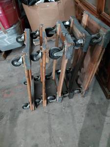 lot 64 image: Lot of 5 furniture dollies