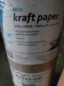 lot 75 image: 2 rolls of contractor paper